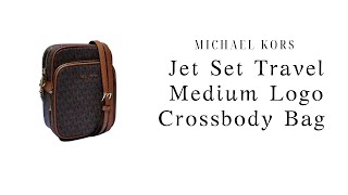 Jet Set Travel Medium Logo Crossbody Bag