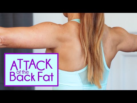 Attack of the Back Fat | Get rid of the Bra Bulge Exercises | Natalie Jill