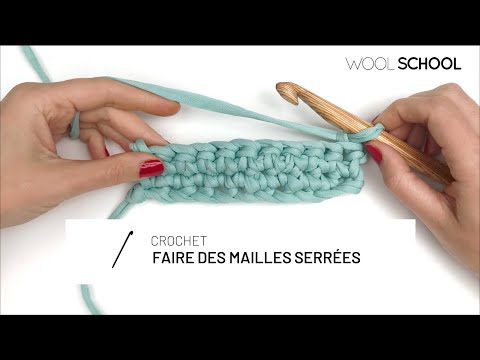 CROCHET: maille serrée [ Niveau facile ]