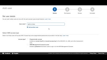 Creating IAM User with full S3 Access