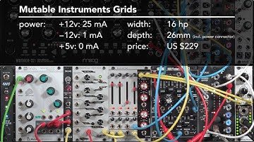 Mutable Instruments Grids 1/2: Basic Operation