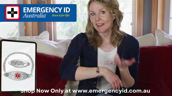 Stylish Personalized Emergency ID Silver Bracelets for Women | Emergency ID Australia |Medical Alert