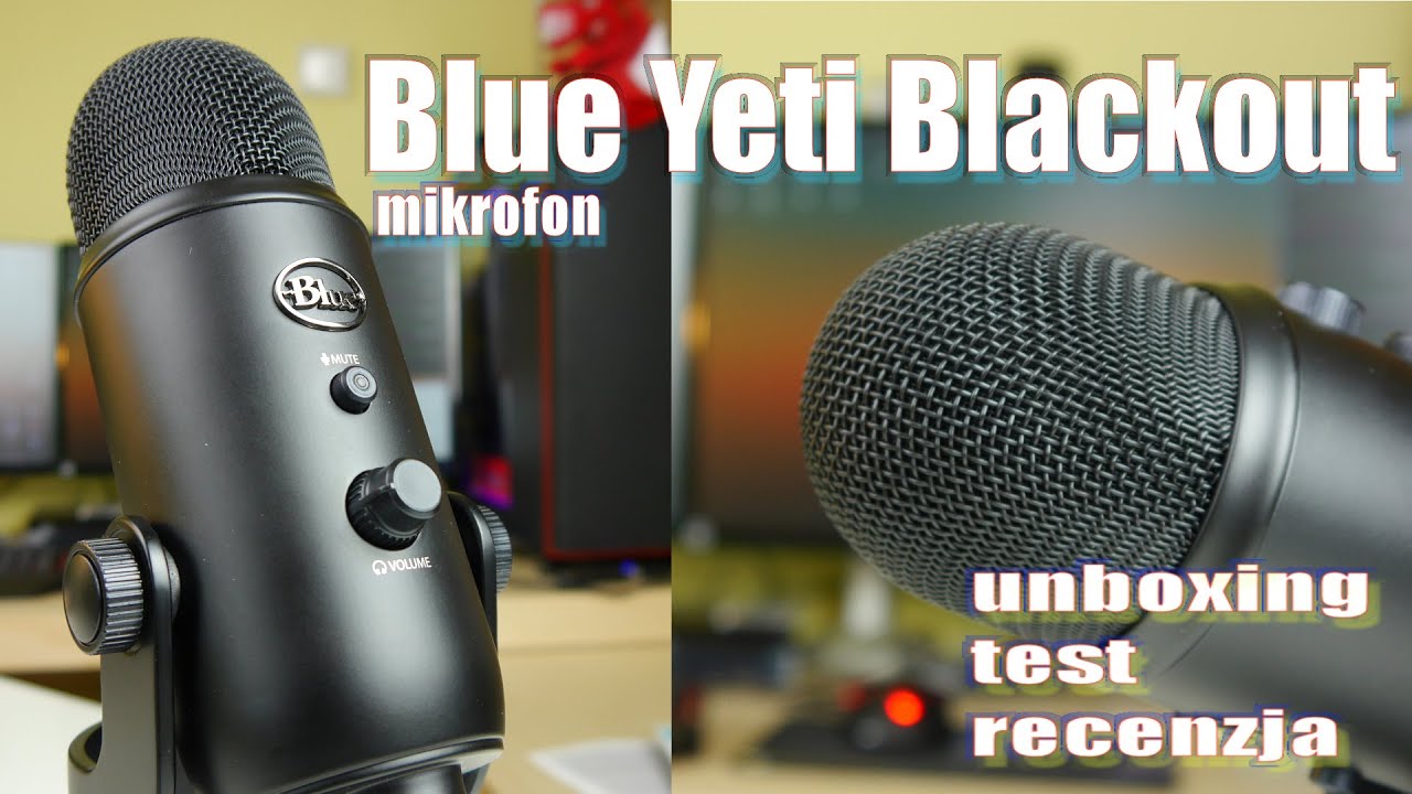 Blue Yeti Blackout - solid mic - unboxing test review - YouTube