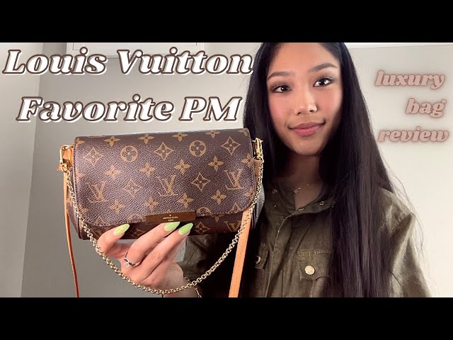 LOUIS VUITTON FAVORITE PM REVIEW! Is it worth it? What I don't