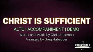Christ Is Sufficient | Alto | Vocal Guide by Sis. Christine Quelbio