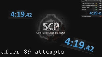 SCP - Containment Breach v0.9.3 Speedrun (Gate A Ending 1) 4:19