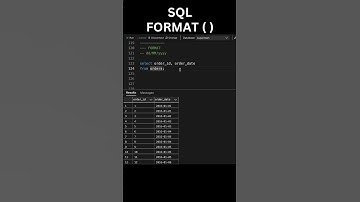 FORMAT() Function in SQL Server | SQL Date Functions #short #sqlbasics #ai #ml #datascience