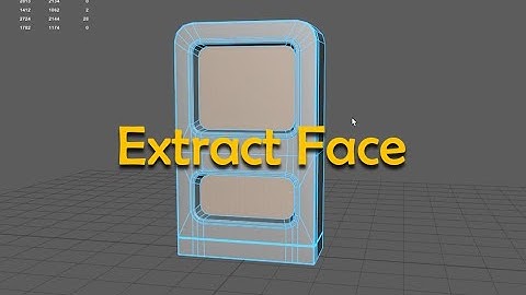 Tự Học 3D Online - Extract Face - Hướng dẫn Maya cơ bản #maya