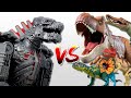 EPIC MechaGodzilla vs. 30 Dinosaurs Battle Royale! | Godzilla, Jurassic World Toys