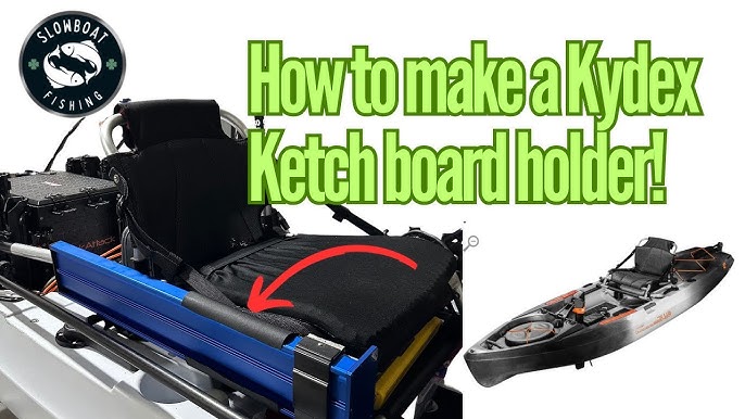 Ketch Board Holder on Kayak 