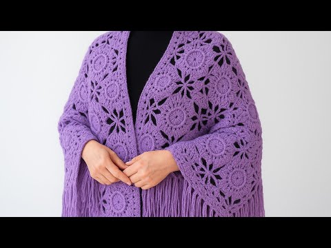 یه شال خاص و دخترونه با قلاب ساده تر از چیزی که فکر می کنی قسمت اول