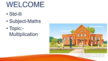 STD 3 Mathematics Multiplication part 1