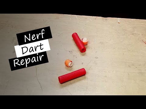 How To FIX BROKEN NERF DARTS: Glue Tips Back On Quickly: SBW#22