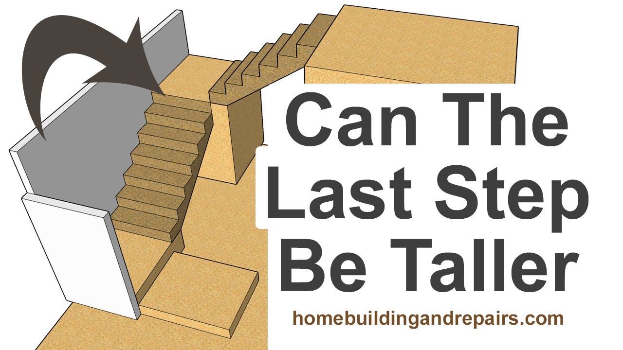 Can Stair Landing Risers Be Shorter or Taller? Building Code