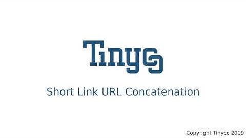 Short Link URL Concatenation
