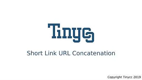 Short Link URL Concatenation