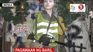 Drug den na pagawaan din ng baril sa Tondo, sinalakay