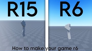 How to change your game into r6 // roblox studio