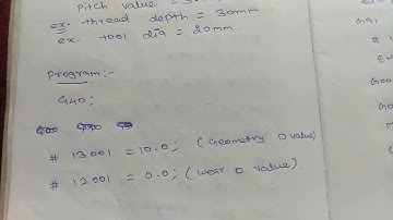 Macro thread mill program