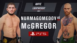 UFC 4 - Khabib Nurmagomedov vs Conor McGregor - Gameplay (PS5 )