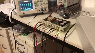 PLISCH UQO322 GPSDO first run with Uncalibrated FLUKE PM6681 Hires Counter