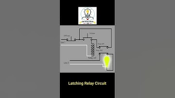 Latching Relay Circuit #CreativeideasEEE | #LABVIEWCreativeideasEEE ||