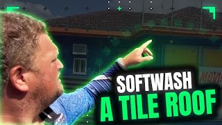 HOW TO CLEAN TILE ROOF : soft washing a tile roof - how to clean a roof screenshot 4