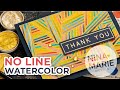 No Line Watercolor Background + Blog Hop