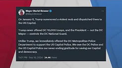 Mayor Muriel Bowser responds to Donald Trump's claim about Jan. 6 Capitol riot in presidential debat thumbnail