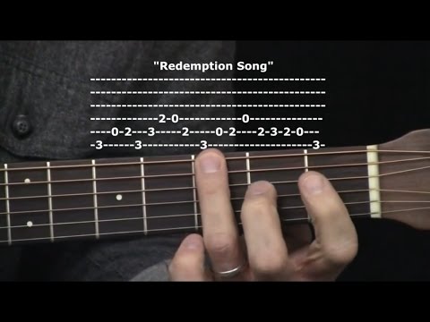 Redemption Song By Bob Marley 365 Riffs For Beginning Guitar Youtube