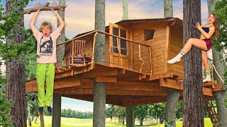 LAST TO LEAVE THE TREE HOUSE WINS **epic challenge**🌳 |Lev Cameron