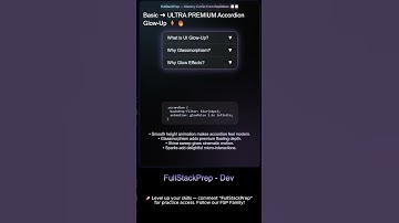 Accordion UI Built with Pure Code 🔥 (HTML + CSS + JS)