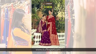 Sangam Prints Devanshi Banarasi Silk Saree Catalog screenshot 4