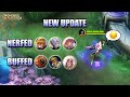 NEW UPDATE - SHORTER BUFF DURATION, NEW FANNY VOICE, LING NERF - PATCH 1.5.36 MLBB