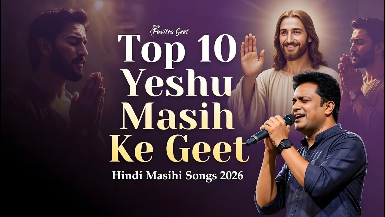 Top 10 Yeshu Masih Ke Geet 🙏 Hindi Masihi Songs 2026 | मेरे दिल में यीशु है | Pavitra Geet