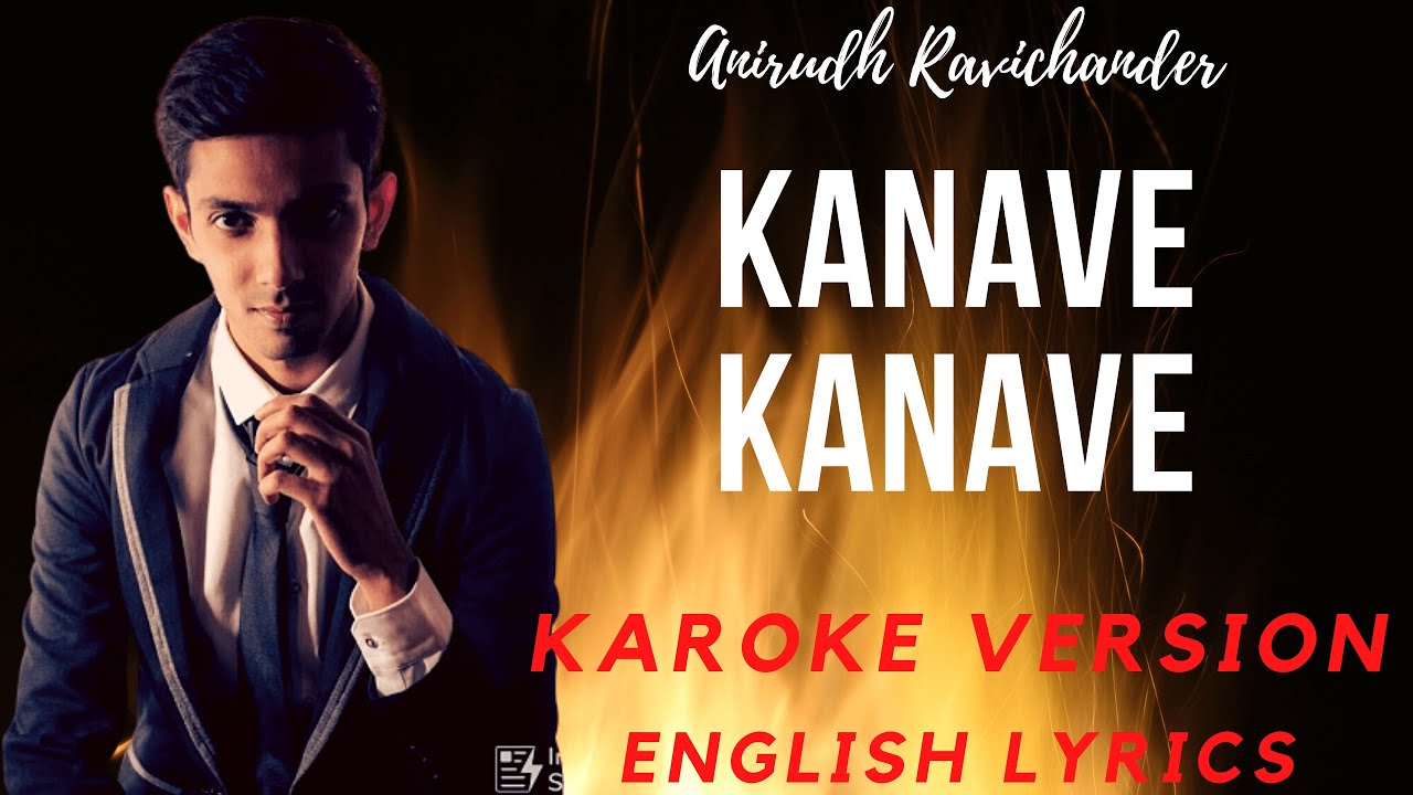 Kanave Kanave Song Karoke Version with English Lyrics  David  Anirudh Ravichander  Chiyaan Vikram