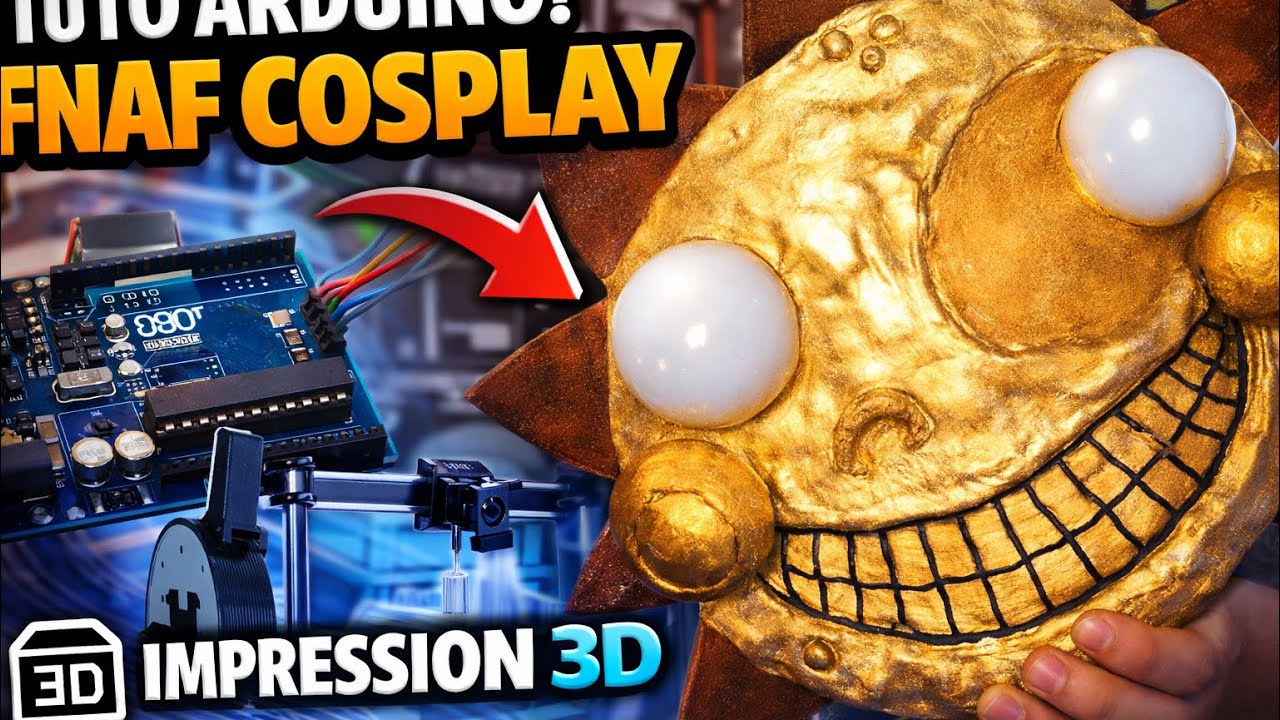 J’AI DONNÉ VIE À UN ANIMATRONIC FNAF 🤯 | Arduino + Impression 3D (TUTO ...
