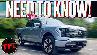 The New All Electric 2022 Ford F150 Lightning Is MUCH Better Than I Expected  Here's Why!