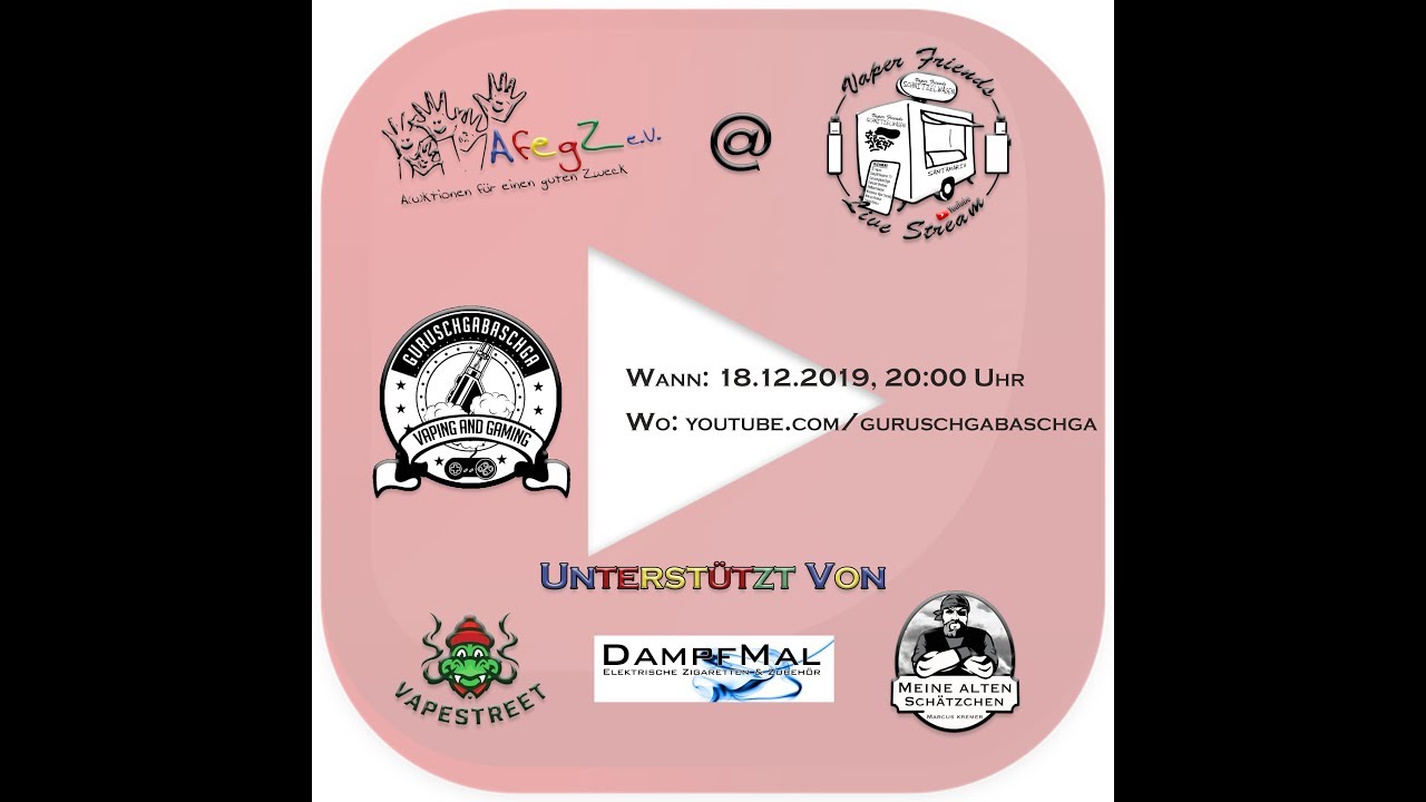 Vaper Friends Livestream #65 - AfegZ-Auktion-Special