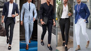Semi Formal Attire For Men || Formal Outfits Ideas For Men || Coat Pant And Blazers