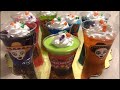 Gelatinas individuales para el día de muertos .