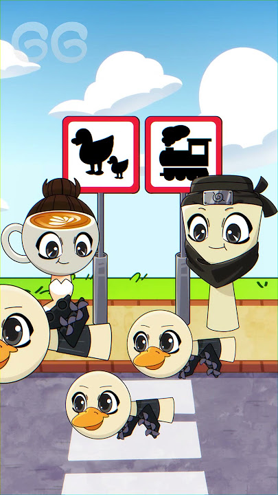 Road signs Tralalero Tralala and Tung Tung Sahur - Italian Brainrot Animation
