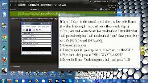 How to fix Hitman Absolution Launching Error