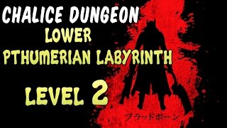 Bloodborne - Chalice Dungeon Lower Pthumerian Labyrinth LVL 2 Gameplay PS4