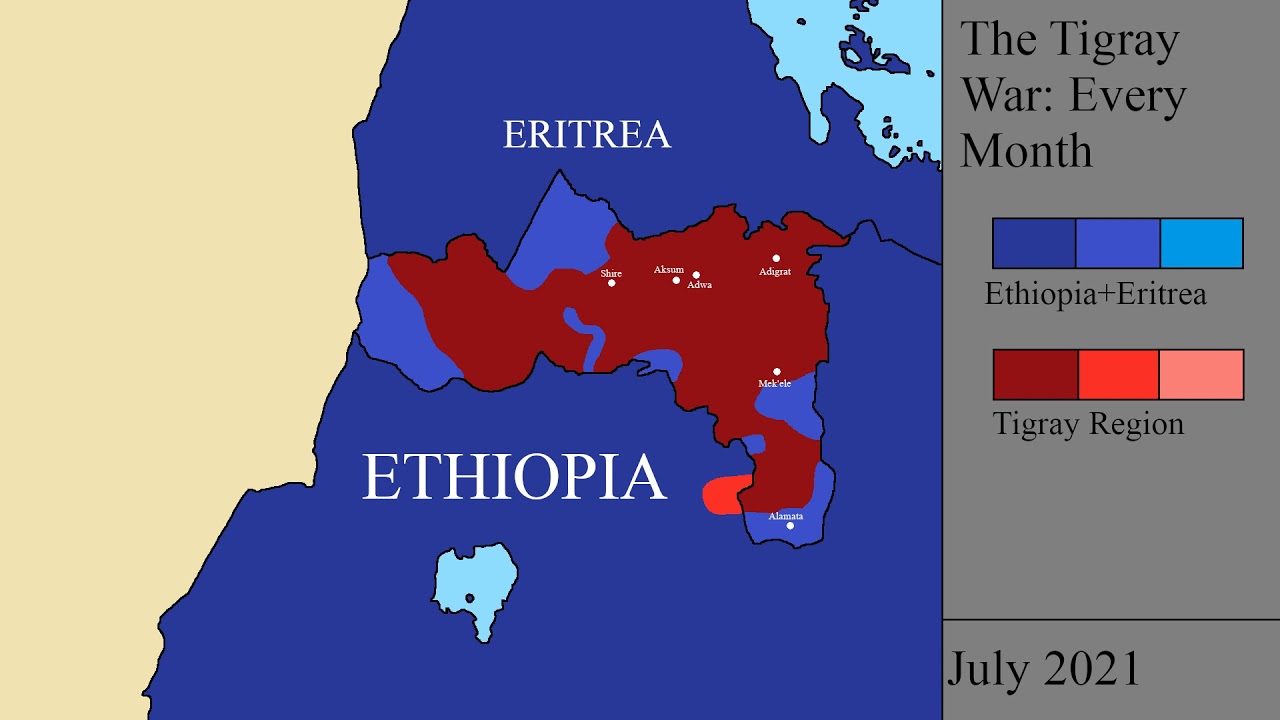 The Tigray War: Every Month