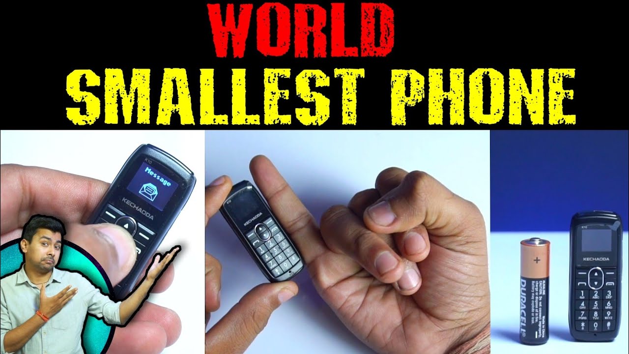 Worlds smallest phone unboxing and review Unique Gadgets YouTube