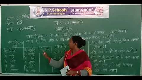 STD 2 CBSE | HINDI LEC 18 | S P SCHOOL SURENDRANAGAR