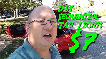 How to DIY Sequential ( mustang ) tail lights on a Camaro for about $7