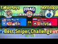 Best sniper challenge  nonstop gaming vs talha plays frag pro shooter 