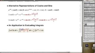 A Real Integral done using Complex Arithmetic (Euler's Formula)